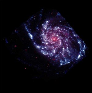 la galassia M101 ripresa da XRT