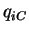 $ q_{iC}$