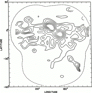 Immagine dall’anticentro galattico ripresa da SAS-2